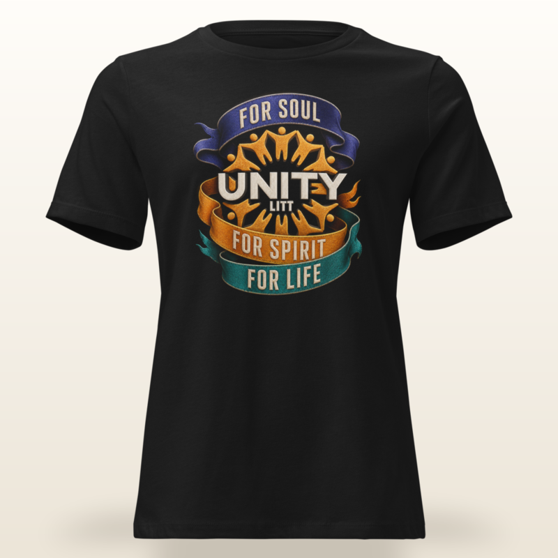 The Threefold Thread Tee — Black (women's)