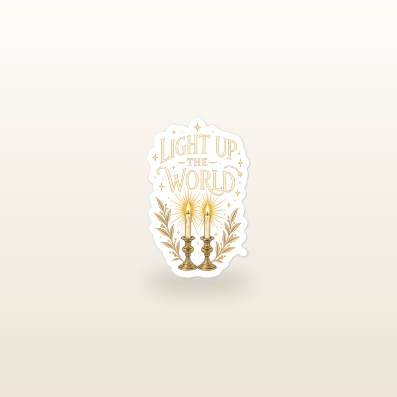 Light From Within Sticker