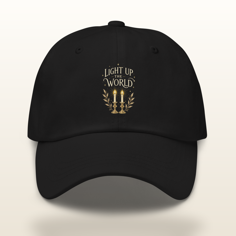 Light From Within Dad Hat — Black