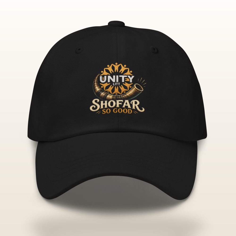 The Ancient Shofar Dad Hat — Black