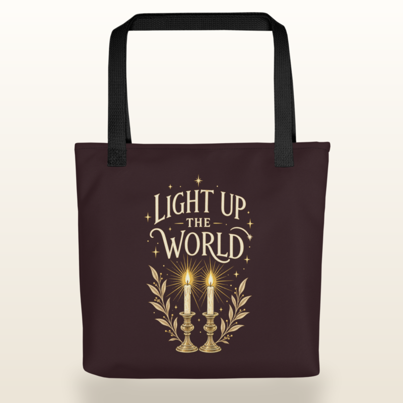 Light From Within Tote — Wine
