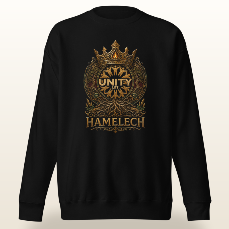 Rooted in the King Sweatshirt — Black