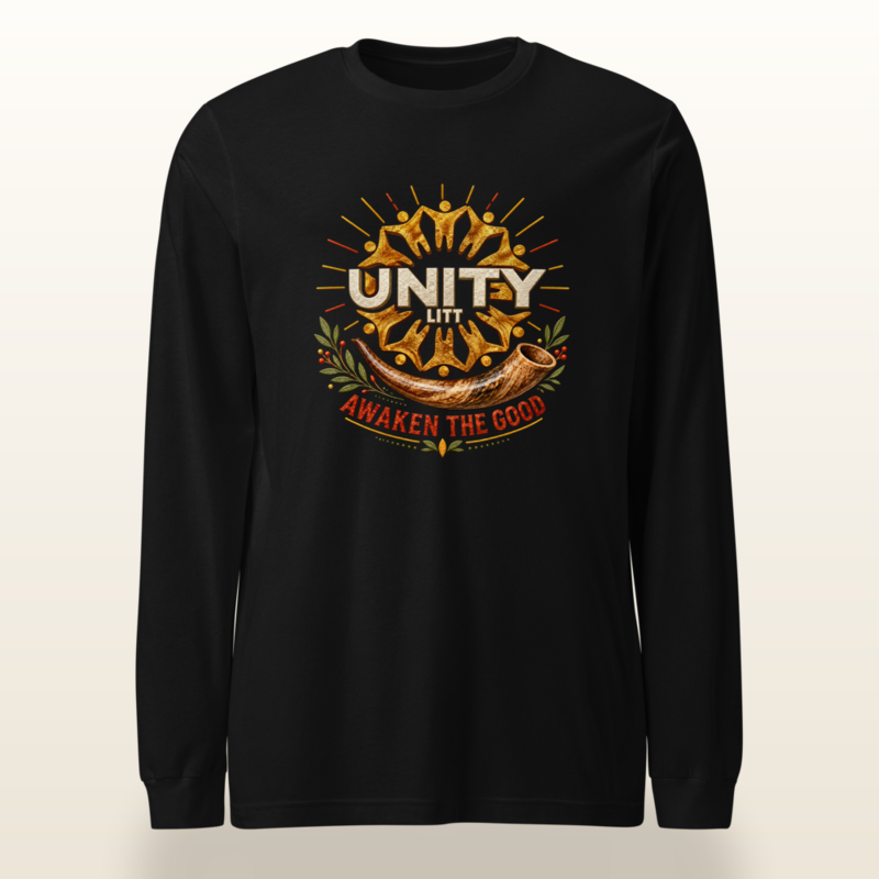 Awaken the Good Long Sleeve — Black